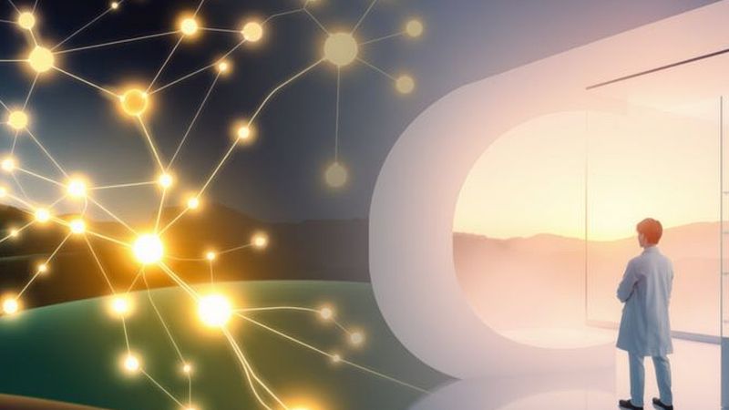 Energía luminosa transforma armoniosamente la naturaleza