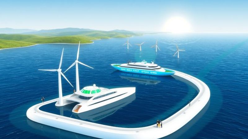 Un puerto moderno integra energía verde y optimismo