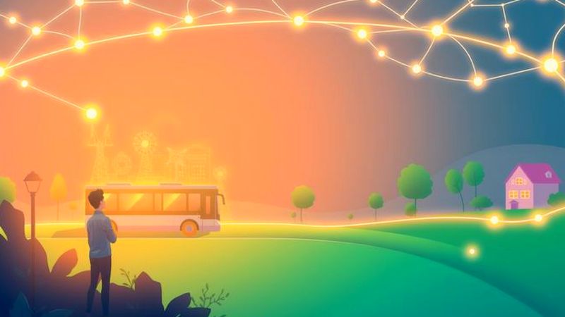 Una ciudad luminosa refleja calma y optimismo
