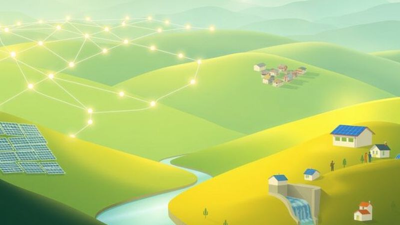 Energía sostenible redefine un paisaje armonioso