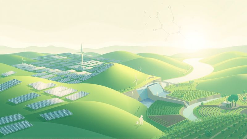 Tecnología y naturaleza en armonía visual