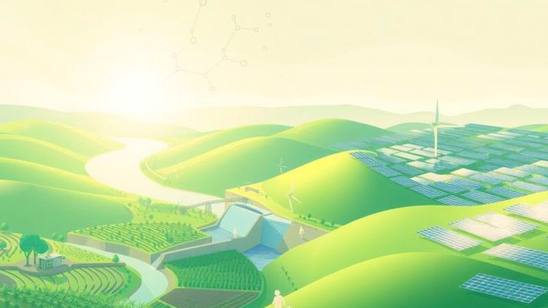 Tecnología y naturaleza en armonía visual