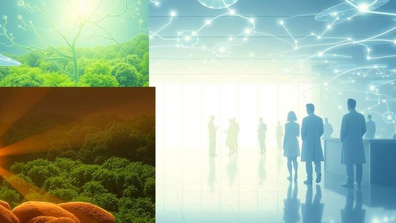 Ciencia serena y radiante interconecta la vida