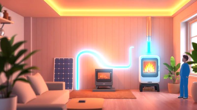 Un hogar acogedor visualiza energía y comunidad