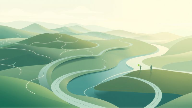 Una ilustración global armoniosa y equilibrada