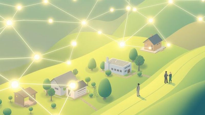Redes luminosas integran armoniosamente la naturaleza y la vida