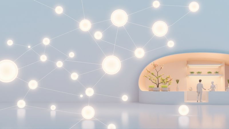 Una red luminosa conecta innovaciones sostenibles