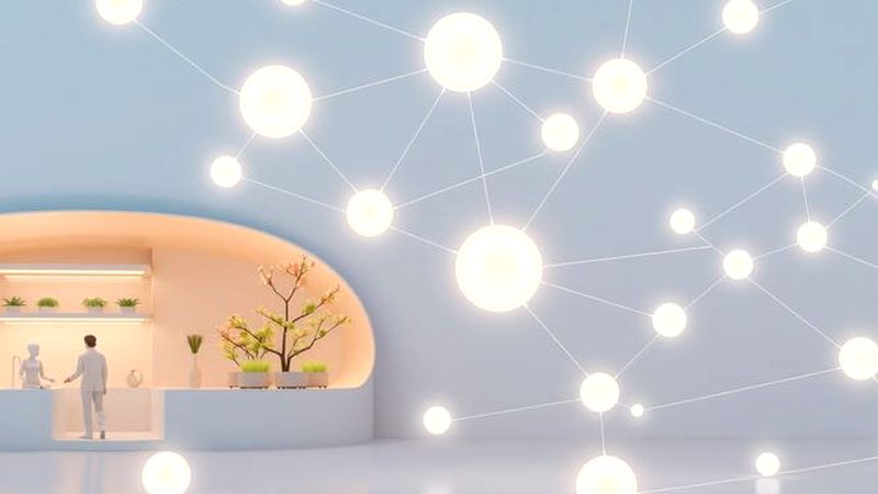Una red luminosa conecta innovaciones sostenibles